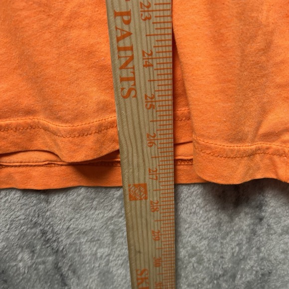 Vintage Tyler's Austin Texas Neon Orange Teal Shirt Size Medium Single Stitch - Picture 5 of 8